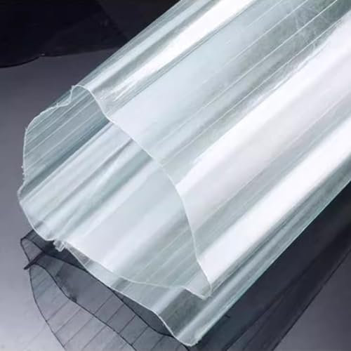 Wellplatten Profilblech Dachblech,1.5 mm Glasfaserplatte,Stark Stoß- und Bruchsicher Dachplatten,1/3/4/6/9/11/13/16 Stück Wärmeisolierende Dachplatte,Hausüberdachung, Einfach (0.9x2m/35x79in,16 Pcs)