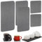 5 Stück Wasserabsorbierender Stein, Drying Stone, Diatomite, Seifenschale Stein, Stone Drying Tray Wasser Absorbieren und Entfeuchten, Geruch Zersetzen für Handseife, Becher, Zahnbürsten, Seifen, Grau