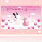 LOHAME Willkommen Zuhause Baby Banner 180x120cm Geburtsstorch Hintergrund Deko Rosa Banner zur Geburt Baby Mädchen Storch Geburt Partysbanner Welcome Home Baby Dekoration für Baby Mädchen Kleinkinder