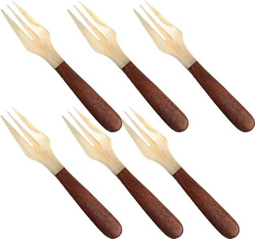 Lot de 6 fourchettes en coquillage naturel, cuillère en nacre, fourchettes alimentaires, cuillères à caviar avec manche en bois, cuillère en nacre, cuillère en coquille, vaisselle faite à la main,