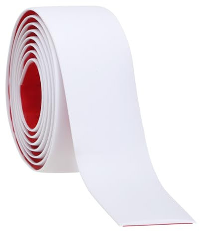 PATIKIL Bande de Transition de Sol Auto-Adhésive 50 mm X 2 M, Bande Plate en Vinyle pour Joints de Sol, pour Combler Les Espaces, Couvrir Les Tapis et Les Carreaux de Sol， Blanc