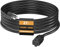 Verlängerungskabel für den Außenbereich, 7 m, IP65 wasserdicht, schwarz, strapazierfähig, 3-adrig, 16 AWG, 960 W, max. für den Innen- und Außenbereich