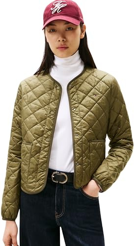 Tommy Hilfiger Damen Steppjacke Padded Quilted Wasserabweisend