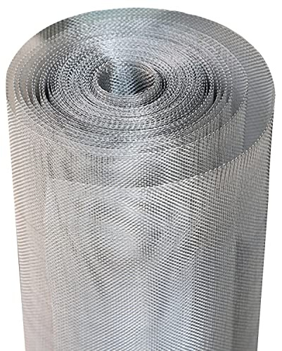 MYRDBT Drahtgitter, Edelstahlgewebe Draht 20 Mesh, Metall Insektenschutz Airbrick Vent Drahtgeflecht Rolle Korrosionsbeständig Für Haus, Küche, Garten,