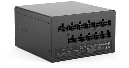 Fractal Design Ion 3 Gold 1000W Black — 80 Plus Gold, Totalmente Modular, Fuente ATX12V 3.1