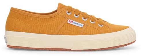 Superga 2750 Cotu Classic 2, Dunkles Ockerbraun, gebrochenes Weiß, 6.5 Women/5 Men