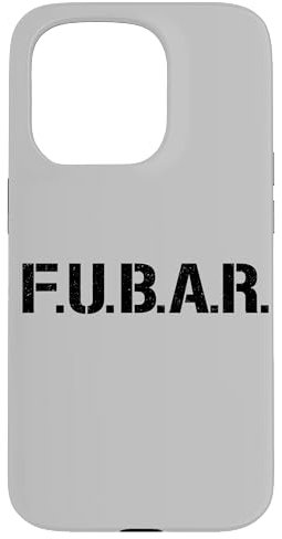 AKRONYM FUBAR F.U.B.A.R. Hülle für iPhone 15 Pro