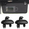 Clip per aletta parasole, clip per aletta parasole auto, supporto per aletta parasole auto, gancio di ricambio per Audi A1 A3 A4 A5 Q3 Q5 (8E0 857 562) A7 B6 B7 B8 S4 S5 parti di riferimento (nero)