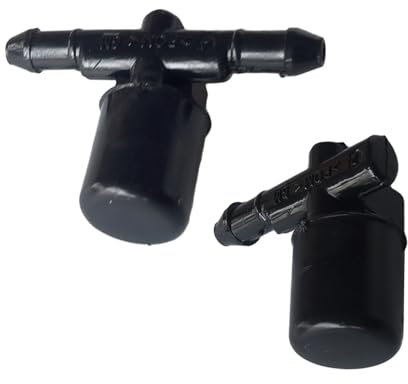 Hajus 959125253 2x Waschwasserdüse Scheibenwaschdüse Fächerdüse Vorne Links Rechts 12782508 12782509 kompatibel mit Opel Insignia A