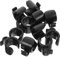 BESTonZON 20pcs Pole Mount Cable Clips Mic Stand Holder for Phone Filming Sturdy Clips for Secure Grip Versatile with Tripods and Brackets Easy to Install