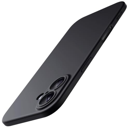 JETech Dünn Hülle für iPhone 17, Schwarz | Kameraschutz, Ultradünne Matte Oberfläche, Leichtes Minimalistisches Design