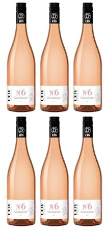 Uby N°6 Rosé Côtes de Gascogne IGP Roséwein trocken Frankreich inkl. FeinWert E-Book (6 x 0.75 l)