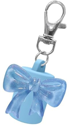 Schlüsselanhänger Lipgloss-Halter mit Anti-Leck-Dichtung Reisefreundlicher Silikonspender für unterwegs Silikon-Lipgloss-Behälter