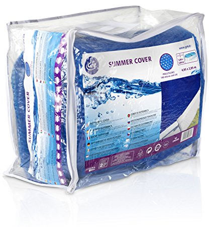 Gre CPROV500 - Sommerabdeckung für ovale Pools von 500 x 340 cm, Farbe Blau
