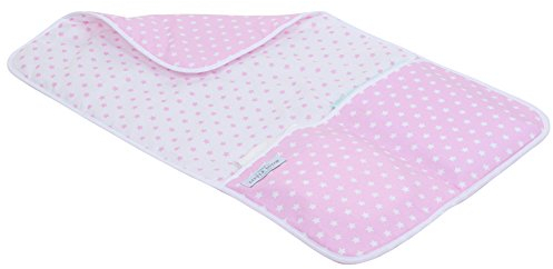 LITTLE DUTCH Reise-Wickelunterlage Kollektion Sterne (rosa)