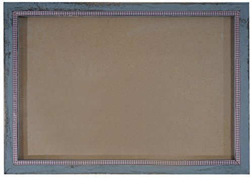Bilderrahmen T248, Fotorahmen Holzrahmen Wand-Rahmen, 36x51cm Shabby-Look Landhaus - grau