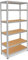 shelfplaza® 200x90x40cm Home Schwerlastregal verzinkt/Metallregal mit 6 Böden/Kellerregal Metall, Garagenregal, Werkstattregal oder Regal Lagerregal/Steckregal Metall mit 145kg Tragkraft