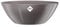 elho Brussels Diamond Oval 36 - Blumentopf für Innen - Ø 35.5 x H 13.0 cm - Grau/Oyster Pearl