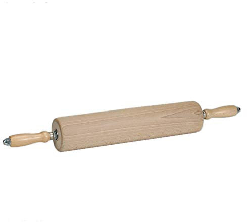 024001 Buchenholz Rollholz mit Kugellagern, 30cm Länge