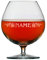 Stölzle Lausitz Cognac Glas 585 ml mit Gravur des Namens Weinrebenmotiv