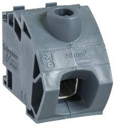 Schneider PRA90045 Klemmschiene, weiß, 50 mm Set 2 Stück