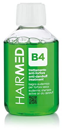 HAIRMED - B4 Professionelles Anti-Schuppen-Shampoo - Silbershampoo gegen trockene Schuppen und Kopfhautjucken - 200 ml