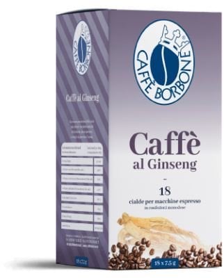 Caffè Borbone - Ginseng - 54 Coffe Kapseln Pods - Kompatibel mit ESE Papier Pads 44 mm