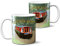 KRAFTYGIFTS Personalised Name Mug Canal Barge Narrow Boat 11oz Ceramic White Cup Gift KS63