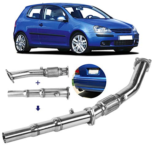 Downpipe, professioneller Katalysator Downpipe-Ersatz Auto-Auspuffanlage Modifikation Langlebig für Mk4 1999-2005 für TT Mk1 1998-2007