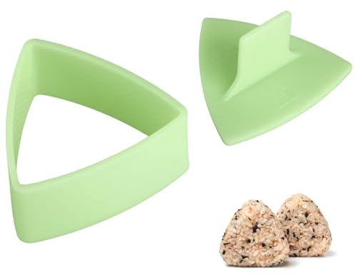 Luxshiny Samgak Kimbap Reis Form Onigiri Maker 1 Stück Sushi- Form Reiskugelpresse Form Dreieck Reisform Sushi Pressform Sushi Box Form Reiskugelform für Bento Sushi Maker Sushi-Formenbauer