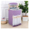 Washing Machine Cover Lace Fabric Washing Machine Cover，Washing Machine Cover Top Load Waterproof Washing Machine Dustproof Cover for Easy Use Dust-Proof Cover (Color : B)