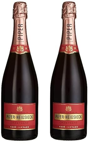 2 x Piper Heidsieck Champagne Brut Rosé Sauvage (1 x 0,75 l)