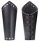 GORGECRAFT 2 STÜCKE Lederarmschützer Mittelalterliche Rüstung Armschienen Wikinger Handgelenk Guards Armschutz Bogenschießen Schnalle Armschienen Unisex Ledermanschetten Lederarmschützer(Schwarz)