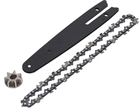Juego de Cadena de Motosierra,Juego de Piñones de Cadena de Placa de Guía Eficiente para Mini Motosierra Eléctrica