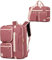seyfocnia Convertible 3 in 1 Laptop Backpack,Messenger Backpack Satchel Bag Briefcase Backpack Computer Handbag Bag, A-pink-17.3, 17.3 inch, Daily