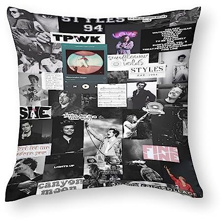 Heqiafan Dekokissenbezug, gemütlicher quadratischer Kissenbezug, Heimdekoration für Bett, Couch, Harry, Sofa, Wohnzimmer, Kissenbezug 45 x 45 cm (Style5)