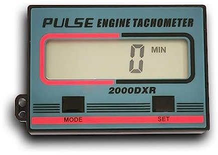 TsoLay 1 pezzo multi-funzione contagiri mano induzione catena tosaerba motore a cronometrato in minuti tachimetro plastica