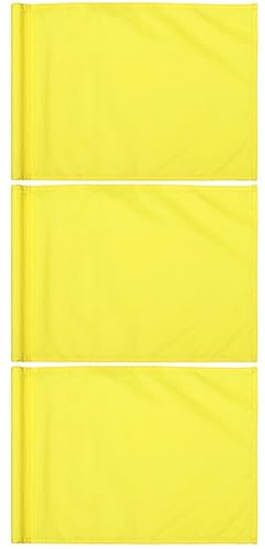 Happyyami 3 Flagge Für Den Hof Putting-Green-Flaggen Maker-Flagge Übungsflagge Trainingsflagge Nummernbanner Golf