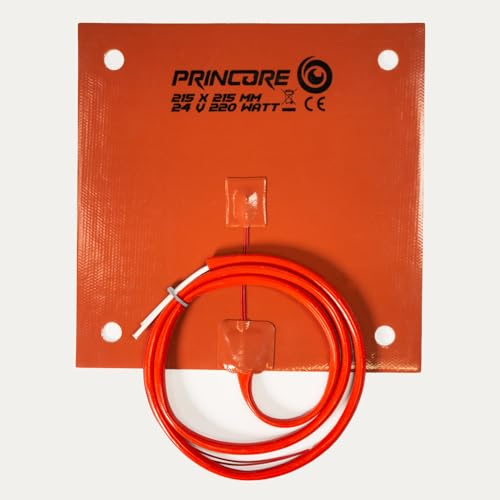 Silikonheizmatte 3D Druck (Anycubic I3 Mega + S: 12V, 200Watt, 200x200mm)