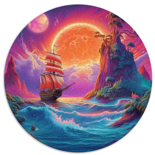 to sail Jigsaw Puzzles Educational Games Spherical Jigsaw Puzzle Cardboard Puzzles 67.5x67.5cm
