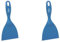 Vikan 40613 Plastic Hand Scraper 100 mm blue (Pack of 2)