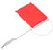 AOWINHIT Marine-Mastflagge aus Edelstahl, Windanzeiger, Segelboot-Yacht-Masthalterung, Rote Bootsflagge Monotype-Segeln (200 * 160mm (7971SM)),Boots-/Yachtteile