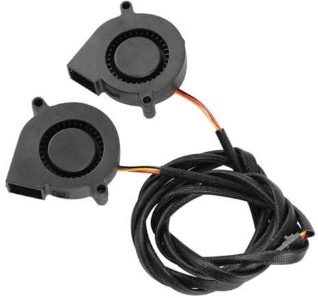 FUNOMOCYA Lot De 2 Ventilateurs Hydrauliques Radiaux Silencieux 50 X 15 Mm 5 V pour Imprimante 3D