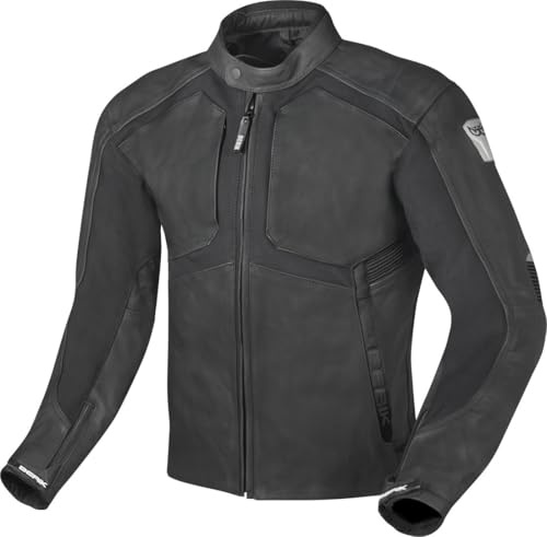 Berik Flexius Motorrad Lederjacke, schwarz, 50 | Leder