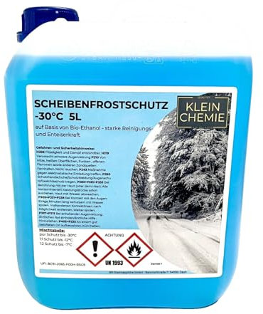 BR-Steinteppiche Scheibenfrostschutz -30°C 20L Winter KLARSICHT Premium Konzentrat Frostschutz I PKW KFZ LKW Bus I Industrie Handwerk Privat I sehr sparmsam I Frostsicher I verdünnbar