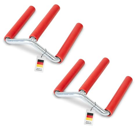 blizz-z Profi Plattenträger - mit 3 Streben - 2 Stück | Plattenheber mit Tragegriff für Gipskarton, Spanplatten, Holzplatten - leichter und sicherer Transport - Made in Germany