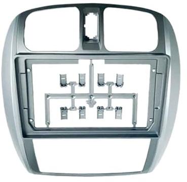 DGHBNP Autoradio Blende Fit für Mazda 323 Premacy Fit für Ford Laser 9 Zoll Radio Stereo Panel 2Din Audio Frontplatte Facia Rahmen Autoradio Einbau Set(Frame-AT)