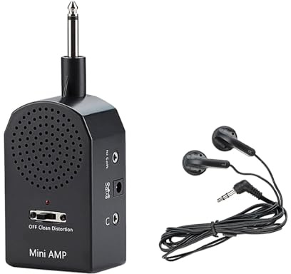 E Gitarrenverstärker MP3-Eingang 3 5 Mm Mit Kopfhörer Leichte Gitarren Kopfhörerverstärker Für E Gitarren Taschenverstärker Mit Großem Lautsprecher