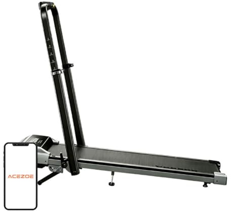 laufband für Zuhause mit Neigung, 6 IN 1 Walking Pad mit 0~15% Automatischer Steigung, 3.0HP Klappbar Laufband für Zuhause & Büro mit Lautsprecher,Bis 136kg Belastbar