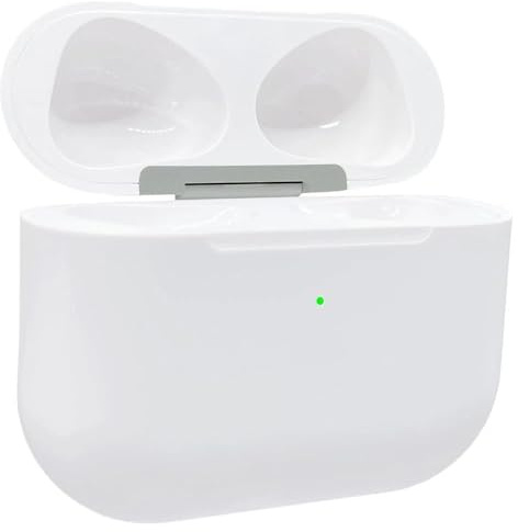 Ersatz Wireless Charging Case für AirPods 3.No Earbuds Wireless Charging Case NUR für AirPods 3, Dual Charging Methoden mit Qi-zertifiziertem kabellosem und USB-C-Anschluss, Weiß
